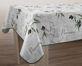 Nappe anti-tache Lavande gris 300 x 150 cm - Accessoires de table décoratifs - Décoration de salon - Bonne et Plus®