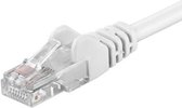 Qost- Patchkabl UTP CAT5e - Wit - 15 Meter - Met RJ45 Connectoren