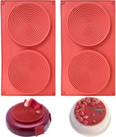 siliconen mal spiraal platte vorm cake bakvorm spiraal cakevorm siliconen bakvorm spiraal cakevorm voor taarten