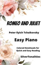 Romeo and Juliet Easy Piano Sheet Music with Colored Notation