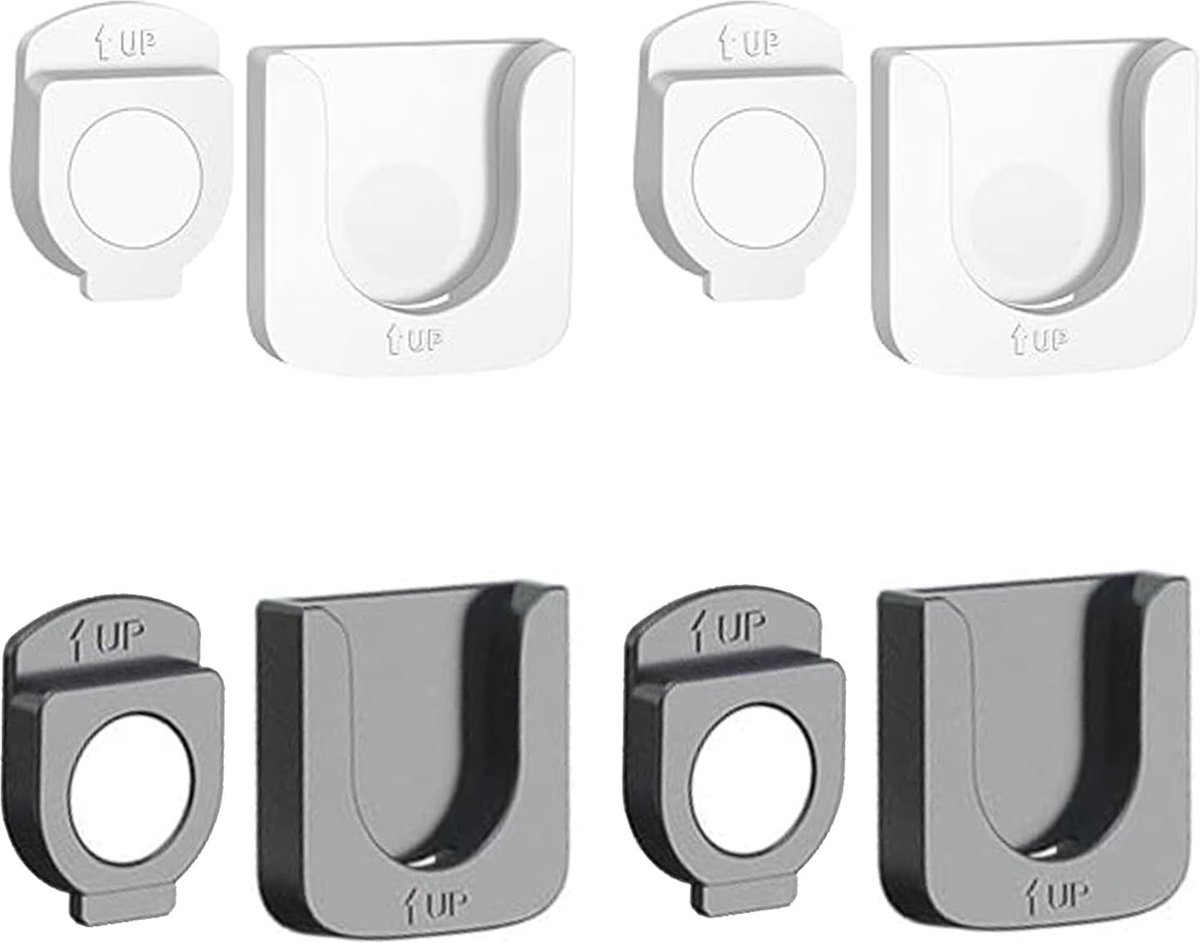 4 stuks magnetische wandhouder voor universele afstandsbediening, magneethouder wandafstandsbedieningen, sterke magneet, wandafstandsbediening voor tv, afstandsbediening, oplaadbus