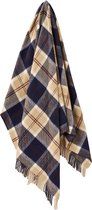 Plaid Tartan Bannockbane Navy - Merino Lamswol - 140x185 - Bronte by Moon Scotland