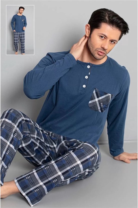 Heren Polkan Pyjama - Maat XL