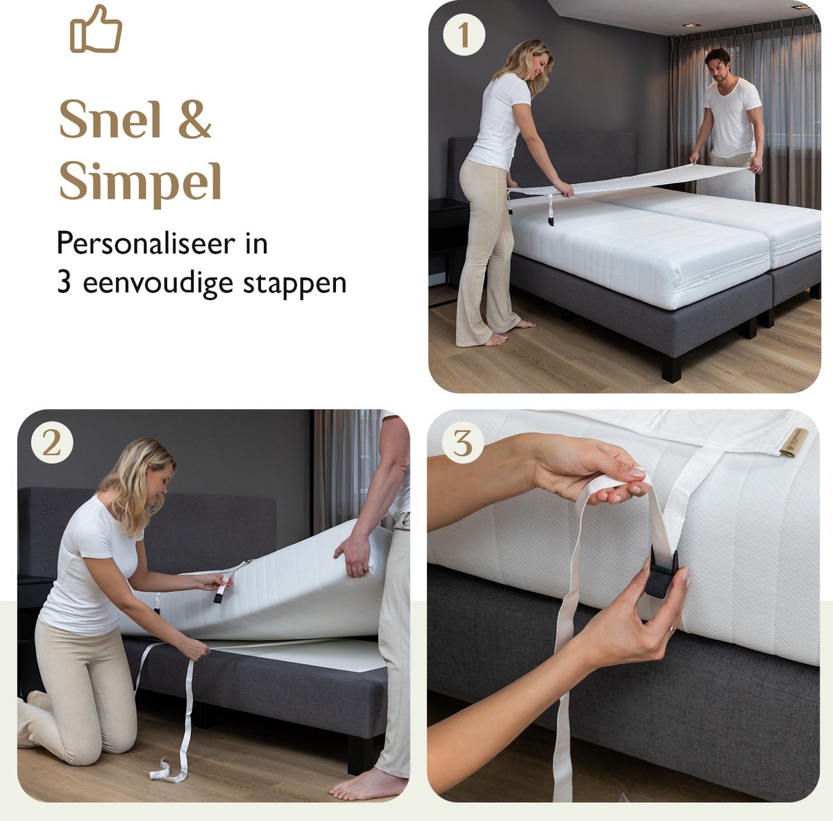 Hoe voorkom je dat je topmatras verschuift? | 6 handige tips