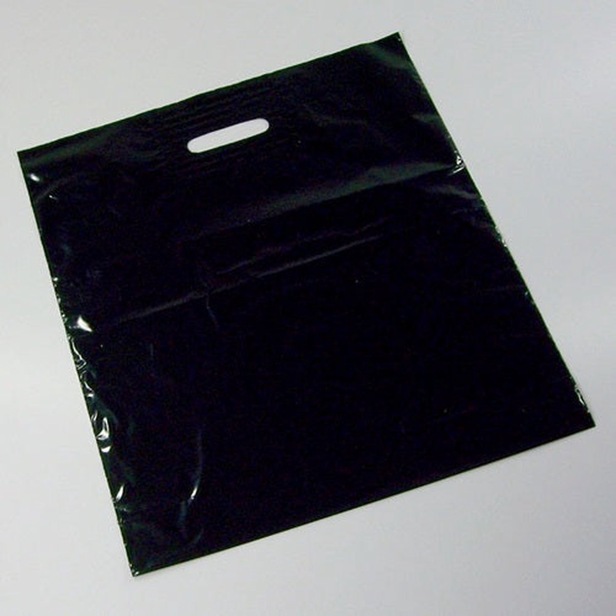 Draagtas DKT zwart 45x50 - 2x4 cm 500 st - 2 stuks