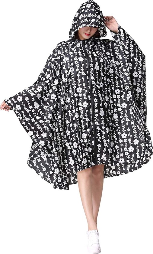 Ela Mo Regenponcho voor dames, stijlvolle regenbescherming, waterdicht