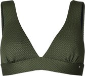 Brunotti Forte-STR Dames Bikini Bralette Top - Deep Olive - 40