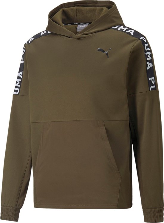 PUMA - puma fit pwrfleece hoodie - Groen