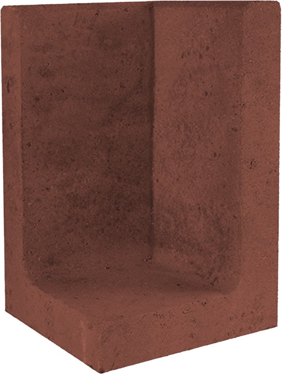 L-Element Hoek 30 x 30 x 40 cm tuintegel Corten/Bruin per stuk Gard...