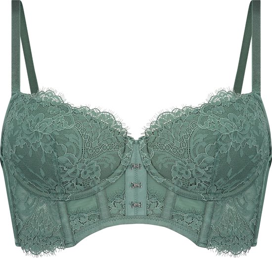 Hunkemöller Voorgevormde longline beugel bh Bella Groen