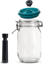 Kilner® 2,0 liter Weckpot met Airtender vacuümdeksel - starterset - tijdelijk met GRATIS pomp