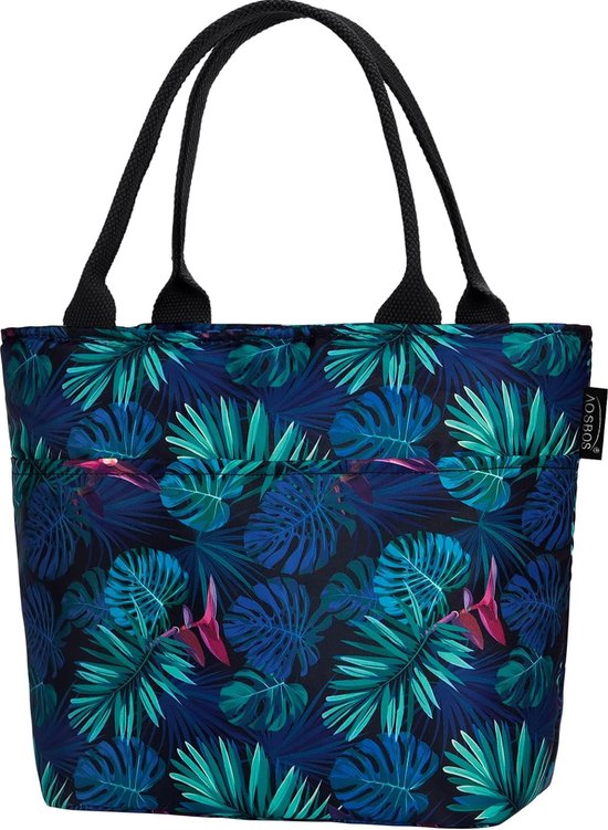 Homespon Geïsoleerde lunchtas voor dames en heren, werk volwassen koeltas lunch box container lunch draagtas (roze Homespon Geïsoleerde lunchtas voor dames en heren, werk volwassen koeltas lunch box container lunch draagtas (roze