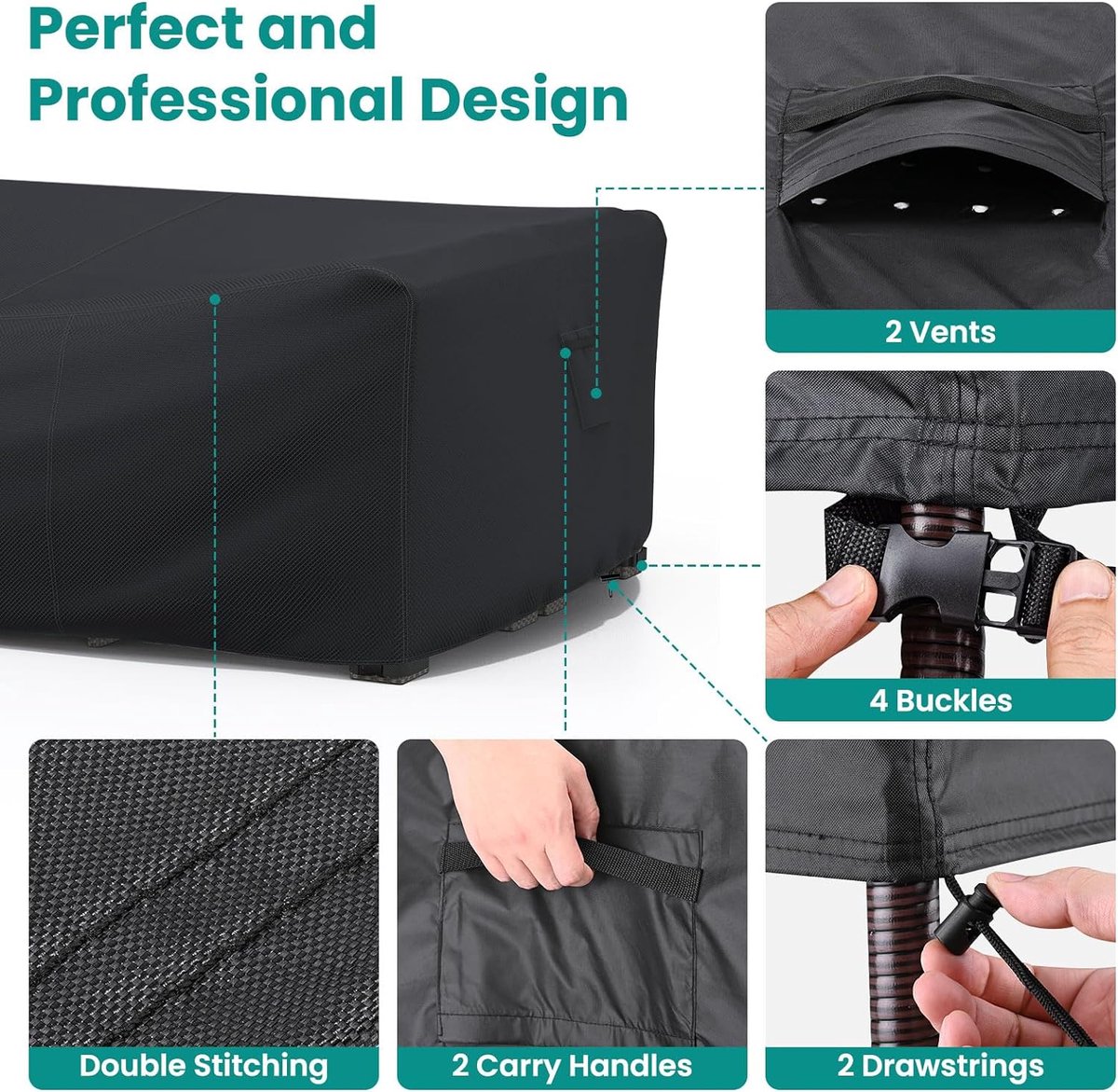 Housse De Protection Pour Enrouleur De Tuyau D'Arrosage – Tissu Oxford 210D, 60x45x60cm, Imperméable