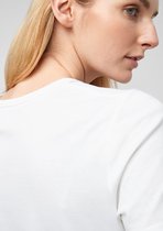 S'Oliver Women-T-shirt--0100 white-Maat 42