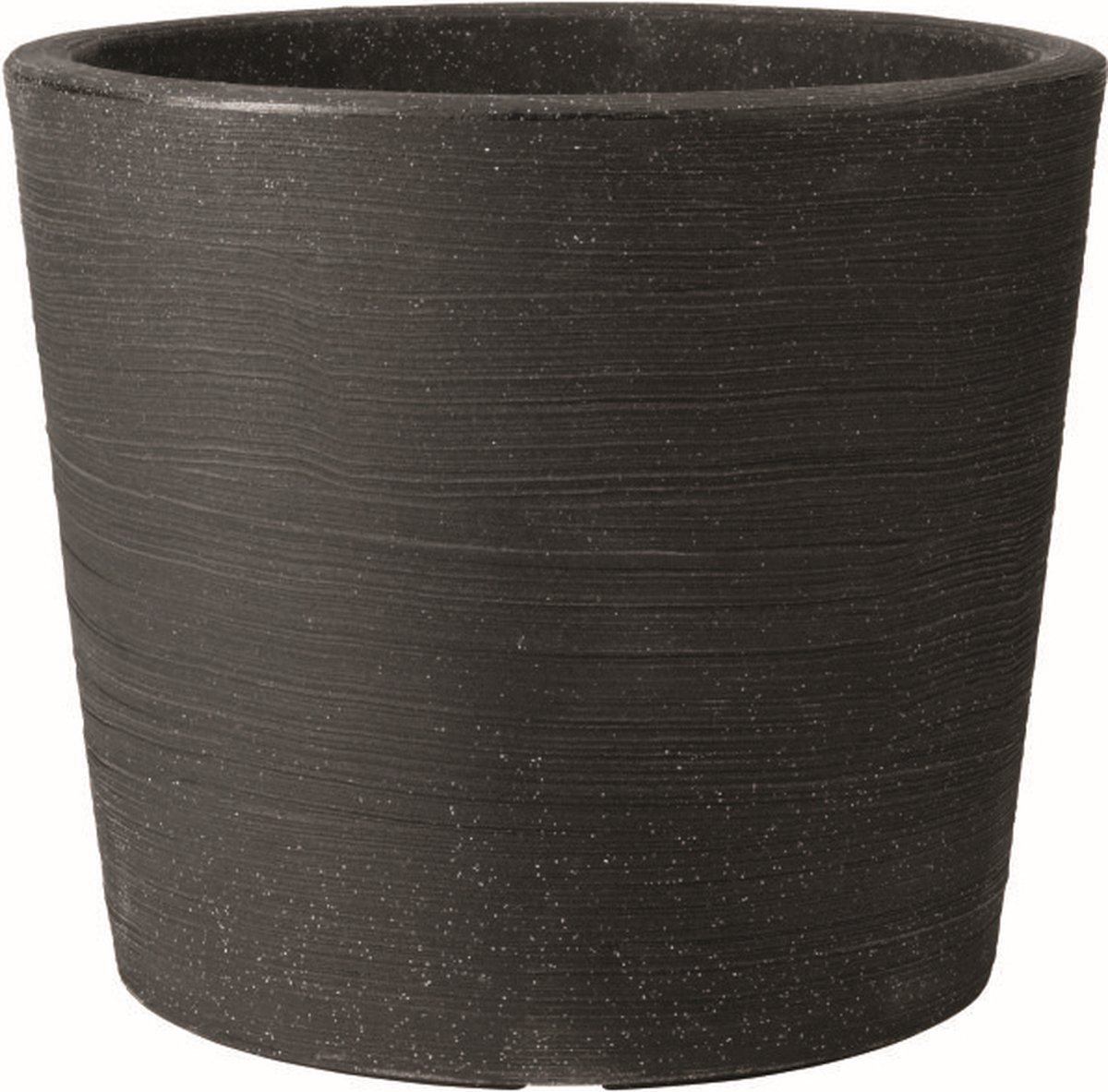 Keter Varese Plantenbak Rond 25L Ø40x35 5cm Antraciet