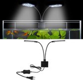 LED Aquariumverlichting met Tweeling-Hoofden - Helder en Sfeervol Licht - Energiezuinig - Eenvoudige Bediening