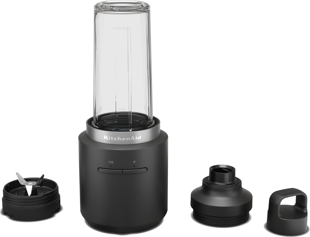 KitchenAid 5KSBR256BM blender 0473 l Blender voor op aanrecht Zwart
