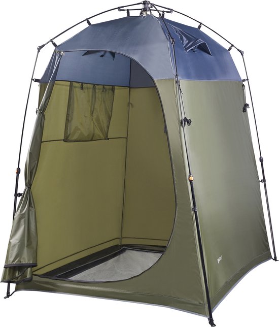 VidaXL Tente De Douche/Camping Portable Imperméable - Vestiaire & Toilette Extérieur Facile à Monter