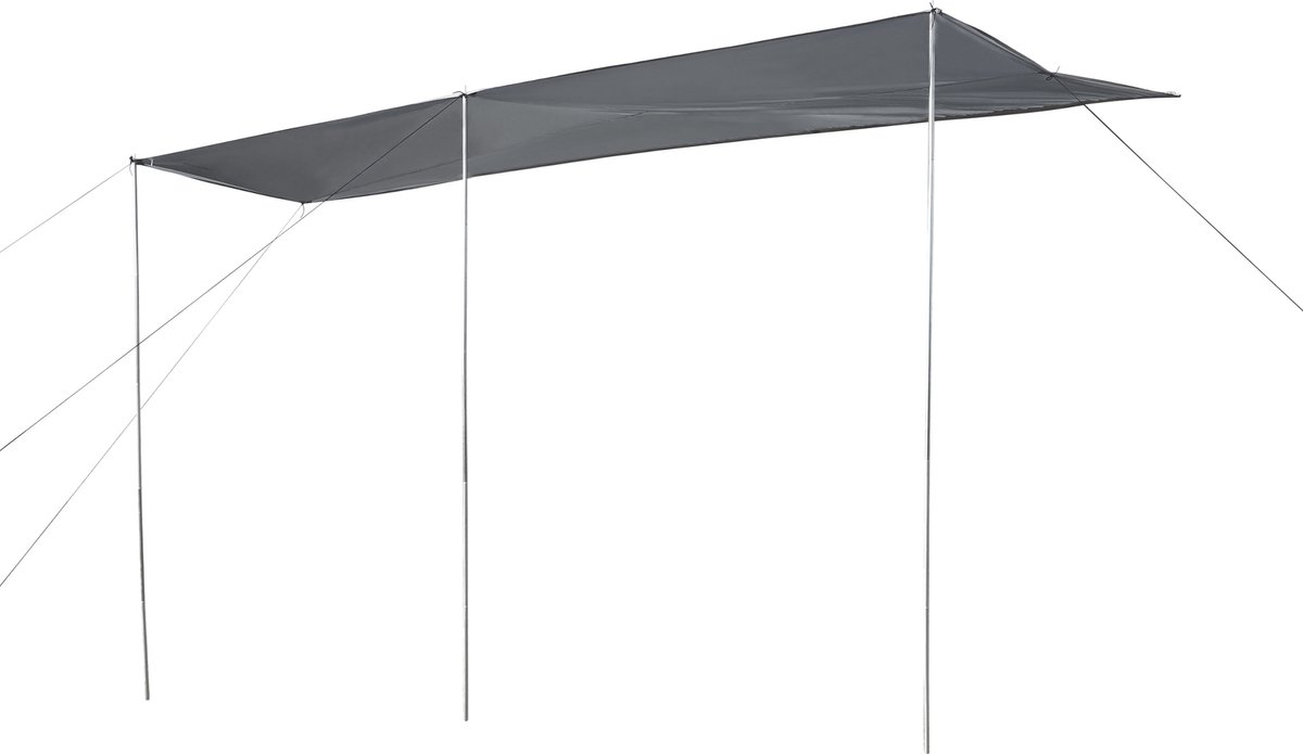 Voortent Beuningen 400x240x235 cm grijs pro.tec