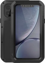 Apple iPhone 11 Pro hoes - Love Mei - Metalen extreme protection case - Zwart - GSM Hoes - Telefoonhoes Geschikt Voor Apple iPhone 11 Pro
