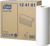 Tork Onderzoekbankrol Universal, 1-laags, wit C1, 185mtr/39cm (124161)- 4 x 2 rollen voordeelverpakking