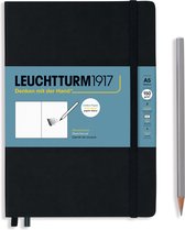 Leuchtturm1917 A5 Medium Schetsboek met harde kaft Black