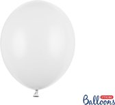 """Strong Ballonnen 30cm, Pastel Pure wit (1 zakje met 50 stuks)"""