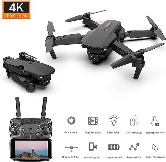 Vind drone met camera 4k op - april 2026