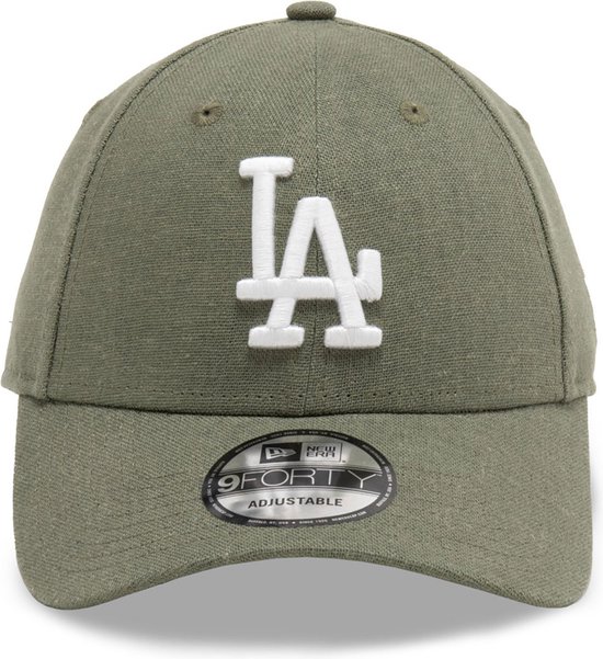 New Era LA Dodgers Linen Green 9FORTY Adjustable Cap
