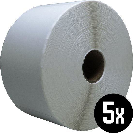 Produktbild von Etiketten, 100 X 100 Mm, Rand Grün, 1 Rolle à 1.000 Etiketten