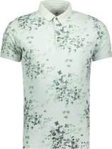 Gabbiano Poloshirt Polo Pique Allover Print 234540 599 Sea Green Mannen Maat - XXL