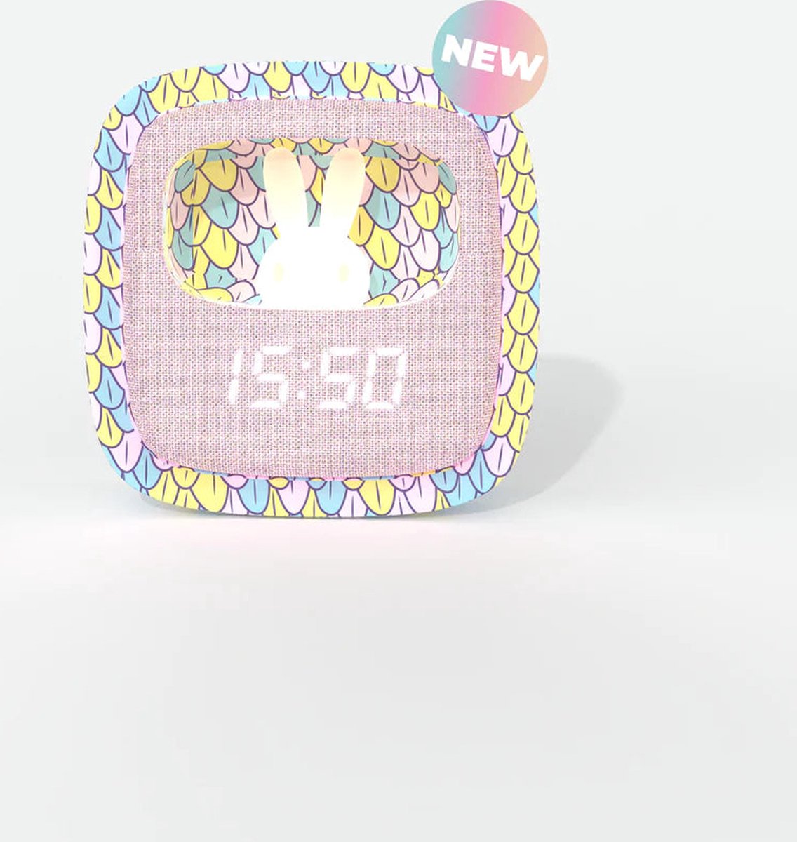 MOB Billy Clock - Konijnenklokje en wekker - Rainbow Mermaid
