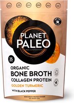 Planet Paleo - Organic Bone Broth Collagen Protein - Golden Turmeric - 225 gram