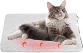 Zelfverwarmend Huisdierenbed - Comfortabel Kattenbed voor Warme Rust - Pluizige Kattenmand voor Ontspanning - Donkergrijs - 60 cm Diameter