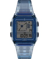 Timex Lca TW2W45100 Horloge - Kunststof - Blauw - Ø 35 mm