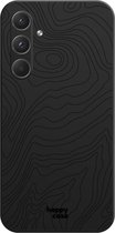 HappyCase Hoesje met leuke Fine Lines Print Geschikt voor Samsung Galaxy A55 | Flexibel TPU | Stijlvolle Back Cover