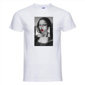 T-shirt Mona | Wit | Maat XS