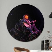 Cercle mural Notes aiguës | Forex | Ø 60 cm | Système de suspension inclus