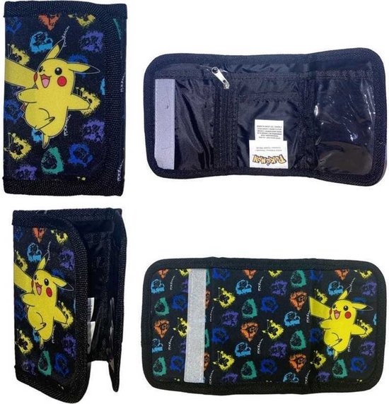 Pokémon - Portemonnee - Pikachu - Klittenband