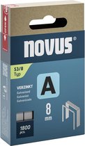 Novus Tools Nietjes type 53 1800 stuk(s) 042-0774 Afm. (l x b x h) 8 x 11.3 x 8 mm