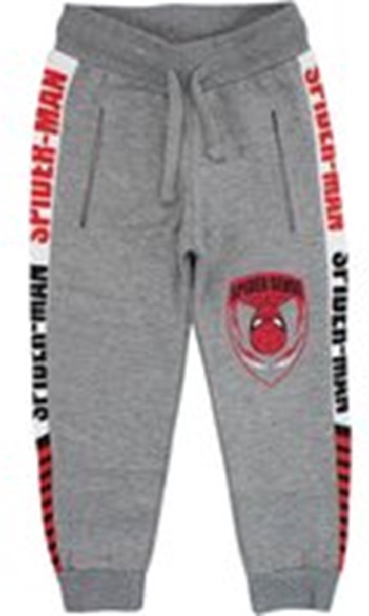 Spiderman joggingbroek - Marvel - trainingsbroek - grijs - 110 cm - 5 jaar