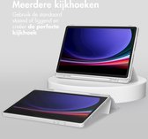 Accezz Tablet Hoes Geschikt voor Samsung Galaxy Tab A9 Plus - Accezz Smart Silicone Bookcase - Grijs
