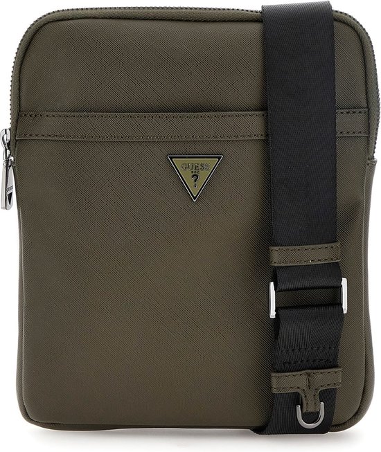 Guess Milano Crossbody Flat Heren - Military Green - One Size