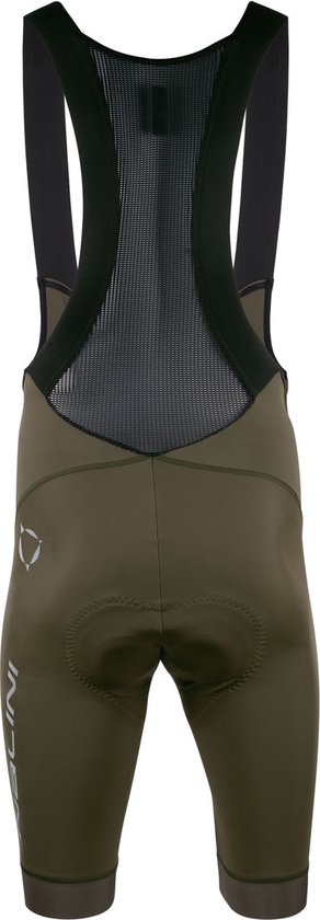 Nalini Short de cyclisme pour homme avec bretelles - Cuissard à bretelles - Cuissard de cyclisme Vert - NEW ROAD BIB SHORT Army green - XXXL
