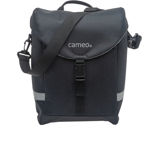 New Looxs Cameo Sports Enkele Fietstas - Pakaftas - Met schouderband - 14 liter - Zwart - Geschikt voor Electrische Fietsen