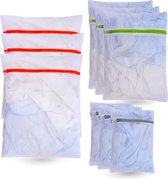 10 x Filet à linge Premium pour machine à laver, sac à linge de différentes tailles, sac à linge et sac à linge avec fermeture éclair.