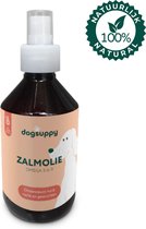 Zalmolie Puur | Een boost voor de gezondheid van je Hond | | 100% Natuurlijk | Omega 3 & 6 | Glanzende Vacht & Gezonde Huid | Hondensupplementen |Geschenk bij elke bestelling | 250 ml