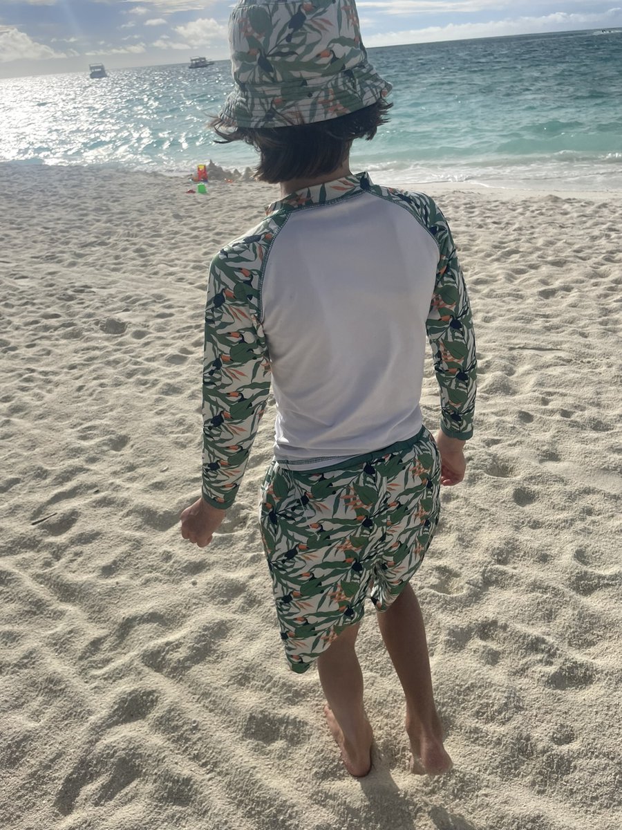 Ducksday - Zwemshort voor jongen - boardshort - UV - werend - UPF50+ - Surf - Toucan — afbeelding 4