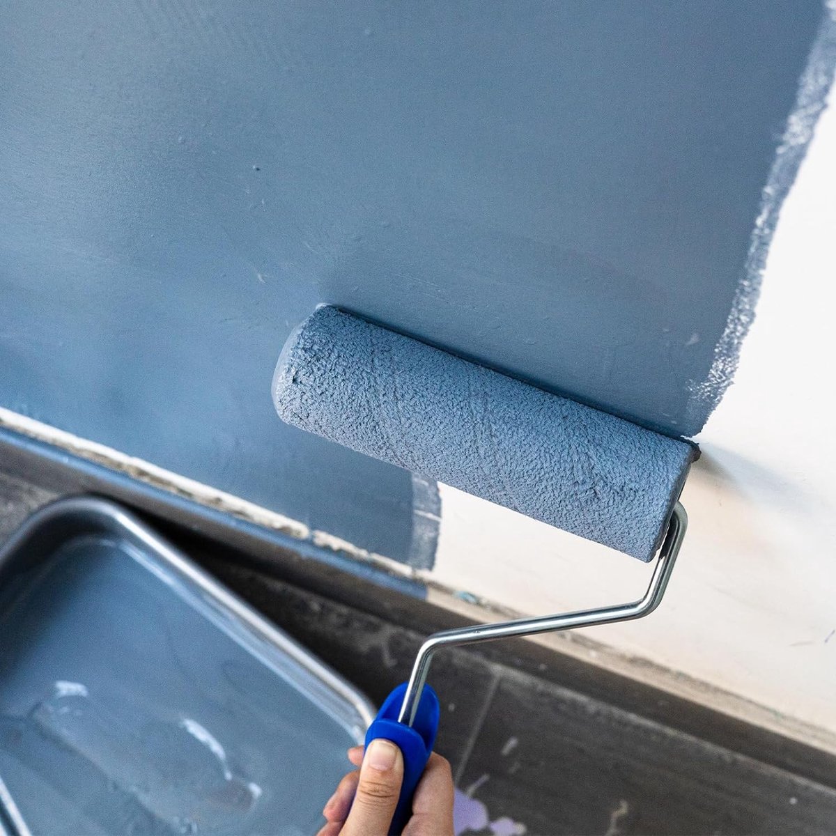 Rouleau à Peinture 230 Mm - Poignée Ergonomique, Haute Qualité - Idéal Pour Grandes Surfaces, Facile à Nettoyer