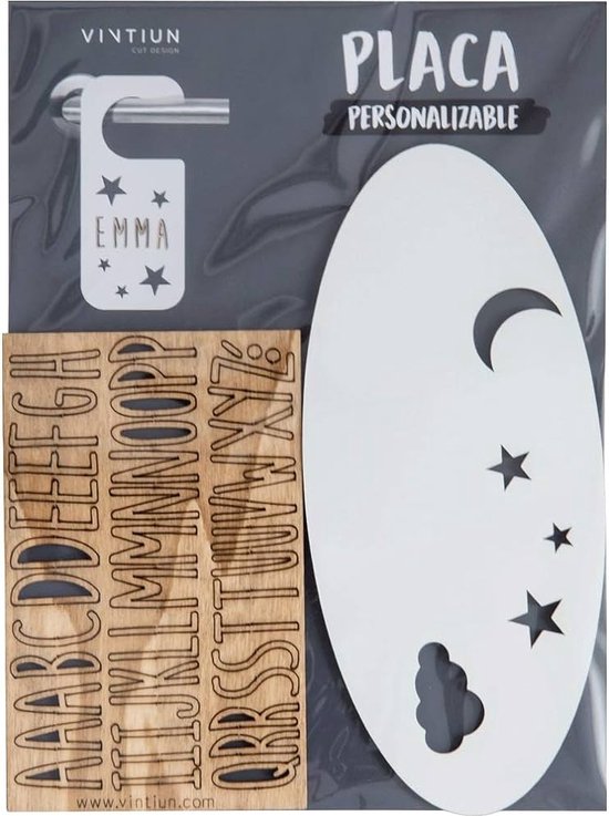 plaque signalétique bois blanc - chambre bébé - chambre enfant - sweet - à fabriquer soi-même - Vintiun